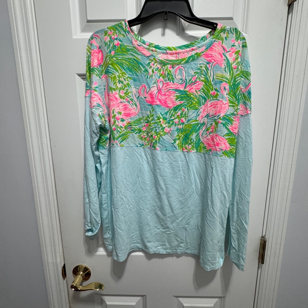 Lilly Pulitzer size large Floridian long sleeve top
